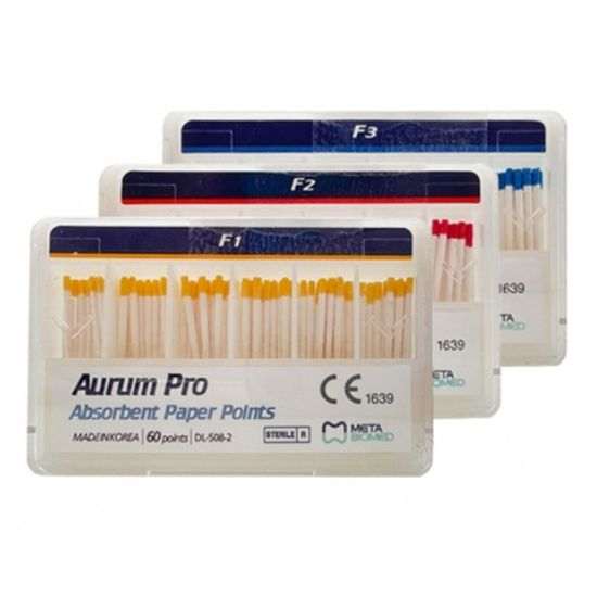 کن کاغذی پروتیپر Meta Biomed Aurum Pro Paper Points | دندونیا | فروشگاه تخصصی تجهیزات و مواد دندانپزشکی 🦷 کن کاغذی پروتیپر Meta Biomed Aurum Pro Paper Points