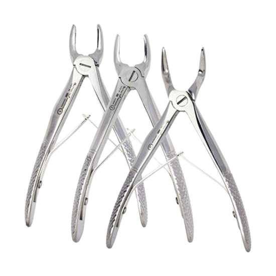 ست فورسپس اطفال Fattahteb 1050 | دندونیا | فروشگاه تخصصی تجهیزات و مواد دندانپزشکی 🦷 ست فورسپس اطفال Fattahteb 1050