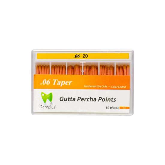 گوتا پرکا 6 درصد Dentplus Gutta Percha Points | دندونیا | فروشگاه تخصصی تجهیزات و مواد دندانپزشکی 🦷 گوتا پرکا 6 درصد Dentplus Gutta Percha Points - Image 2