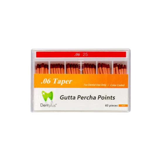 گوتا پرکا 6 درصد Dentplus Gutta Percha Points | دندونیا | فروشگاه تخصصی تجهیزات و مواد دندانپزشکی 🦷 گوتا پرکا 6 درصد Dentplus Gutta Percha Points - Image 3