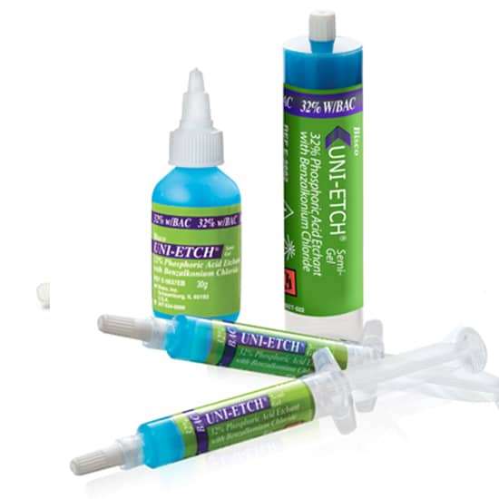 اسید فسفریک 32 درصد با آنتی باکتریال Bisco Uni-ETCH with BAC | دندونیا | فروشگاه تخصصی تجهیزات و مواد دندانپزشکی 🦷 اسید فسفریک 32 درصد با آنتی باکتریال Bisco Uni-ETCH with BAC