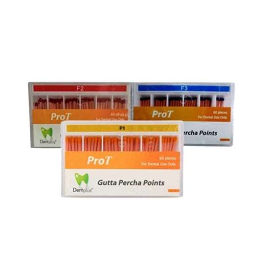 گوتا پرکا پروتیپر Dentplus Gutta Percha Points ProT | دندونیا | فروشگاه تخصصی تجهیزات و مواد دندانپزشکی 🦷 گوتا پرکا پروتیپر Dentplus Gutta Percha Points ProT