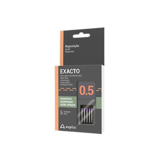 پست گلاس نوری فایبر شفاف Angelus Exacto Translucent Refill | دندونیا | فروشگاه تخصصی تجهیزات و مواد دندانپزشکی 🦷 پست گلاس نوری فایبر شفاف Angelus Exacto Translucent Refill