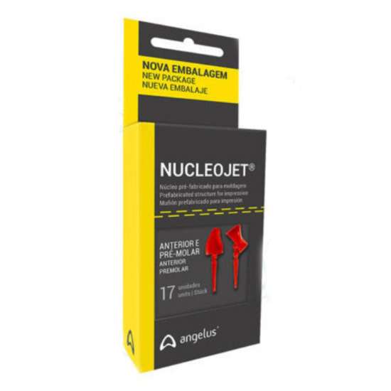 پین قالبگیری پست و کر بسته 17 عددی Angelus Pinjet & Nucleojet | دندونیا | فروشگاه تخصصی تجهیزات و مواد دندانپزشکی 🦷 پین قالبگیری پست و کر بسته 17 عددی Angelus Pinjet & Nucleojet