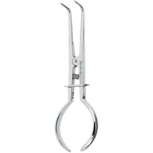 فورسپس کلمپ یک خم Fattah Teb 1751 | دندونیا | فروشگاه تخصصی تجهیزات و مواد دندانپزشکی 🦷