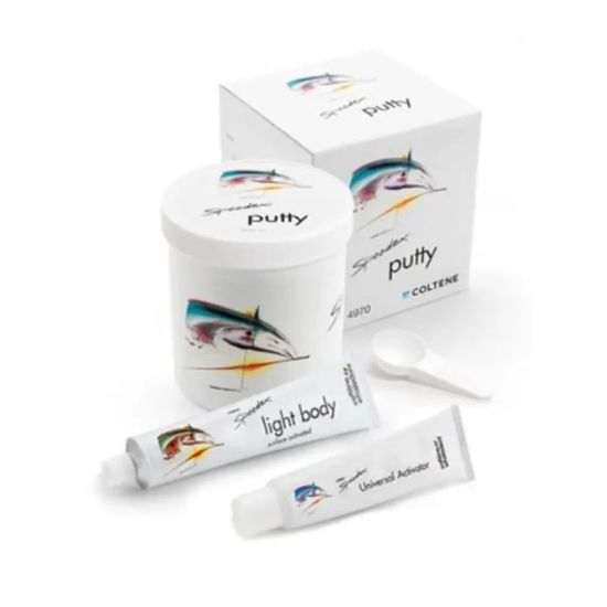 ست قالبگیری سی سیلیکون سه تیکه اسپیدکس | Coltene C Silicone Speedex | دندونیا | فروشگاه تخصصی تجهیزات و مواد دندانپزشکی 🦷 ست قالبگیری سی سیلیکون سه تیکه اسپیدکس | Coltene C Silicone Speedex