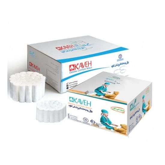 رول پنبه کودکان Kaveh Cotton Rolls | دندونیا | فروشگاه تخصصی تجهیزات و مواد دندانپزشکی 🦷 رول پنبه کودکان Kaveh Cotton Rolls