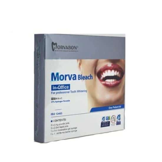 کیت بلیچینگ آفیس Morvabon Dent America | دندونیا | فروشگاه تخصصی تجهیزات و مواد دندانپزشکی 🦷 کیت بلیچینگ آفیس Morvabon Dent America