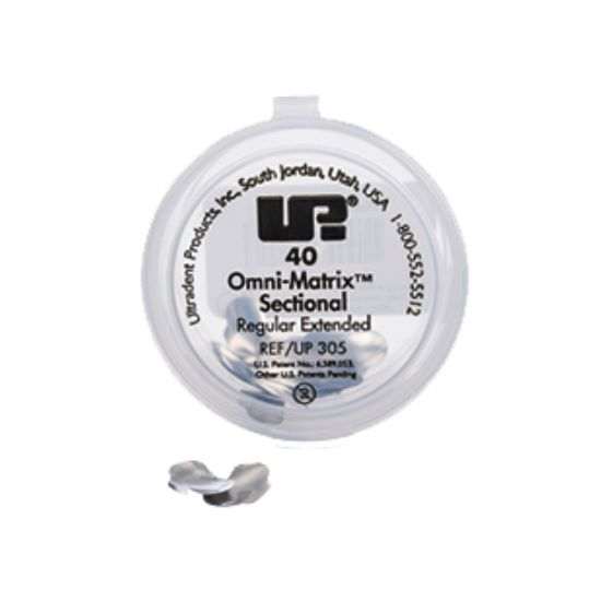 نوار سکشنال متوسط بالدار 305 Ultradent Sectional Regular Extended | دندونیا | فروشگاه تخصصی تجهیزات و مواد دندانپزشکی 🦷 نوار سکشنال متوسط بالدار 305 Ultradent Sectional Regular Extended