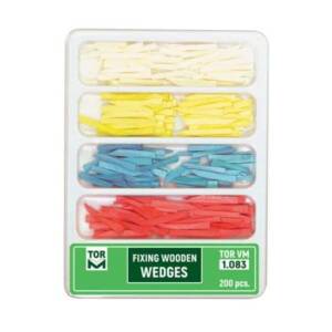 کیت وج چوبی آناتومیک چهار رنگ TOR VM Fixing Wooden Wedges