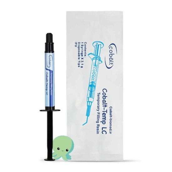 پانسمان موقت Cobalt Temp LC | دندونیا | فروشگاه تخصصی تجهیزات و مواد دندانپزشکی 🦷 پانسمان موقت Cobalt Temp LC