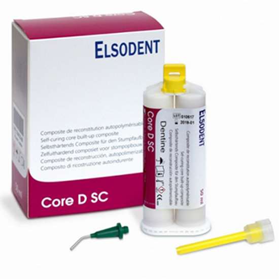 کامپوزیت کوربیلدآپ Elsodent Core Build Up D SC | دندونیا | فروشگاه تخصصی تجهیزات و مواد دندانپزشکی 🦷 کامپوزیت کوربیلدآپ Elsodent Core Build Up D SC