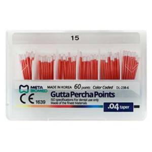 گوتا پرکا 4 درصد Meta Biomed Gutta Percha Points | دندونیا | فروشگاه تخصصی تجهیزات و مواد دندانپزشکی 🦷 گوتا پرکا 4 درصد Meta Biomed Gutta Percha Points | دندونیا | فروشگاه تخصصی تجهیزات و مواد دندانپزشکی 🦷