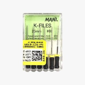 کا فایل دستی مانی | Mani K-File | دندونیا | فروشگاه تخصصی تجهیزات و مواد دندانپزشکی 🦷 کا فایل دستی مانی | Mani K-File | دندونیا | فروشگاه تخصصی تجهیزات و مواد دندانپزشکی 🦷