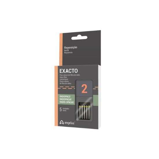 پست گلاس فایبر نوری داخل کانال Angelus Exacto Ivory | دندونیا | فروشگاه تخصصی تجهیزات و مواد دندانپزشکی 🦷 پست گلاس فایبر نوری داخل کانال Angelus Exacto Ivory