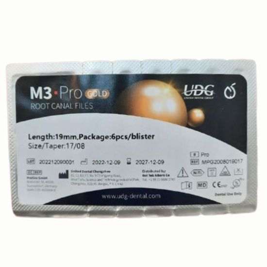 فایل روتاری M3 Pro Gold Opener | دندونیا | فروشگاه تخصصی تجهیزات و مواد دندانپزشکی 🦷 فایل روتاری M3 Pro Gold Opener