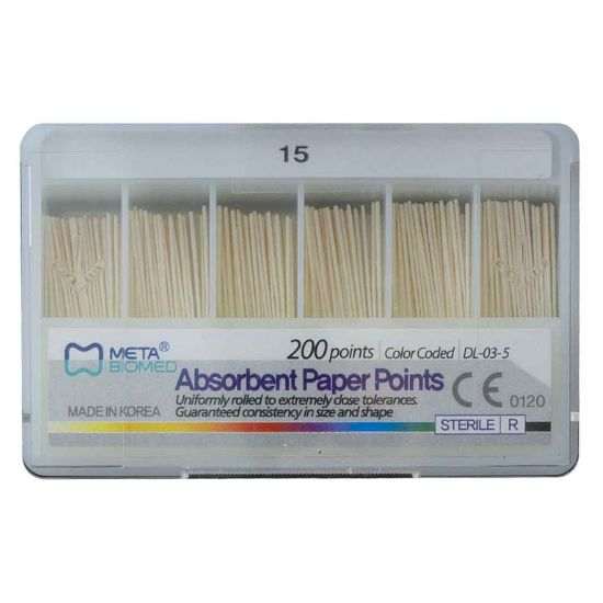 کن کاغذی Meta Biomed Paper Points | دندونیا | فروشگاه تخصصی تجهیزات و مواد دندانپزشکی 🦷 کن کاغذی Meta Biomed Paper Points