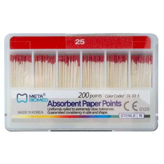کن کاغذی Meta Biomed Paper Points | دندونیا | فروشگاه تخصصی تجهیزات و مواد دندانپزشکی 🦷 کن کاغذی Meta Biomed Paper Points - Image 2