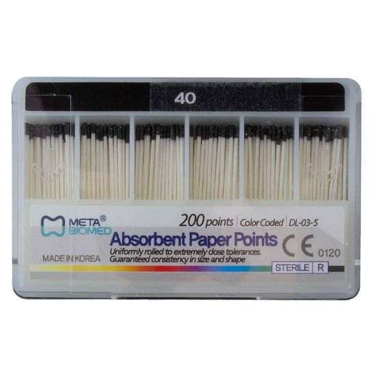 کن کاغذی Meta Biomed Paper Points | دندونیا | فروشگاه تخصصی تجهیزات و مواد دندانپزشکی 🦷 کن کاغذی Meta Biomed Paper Points - Image 5