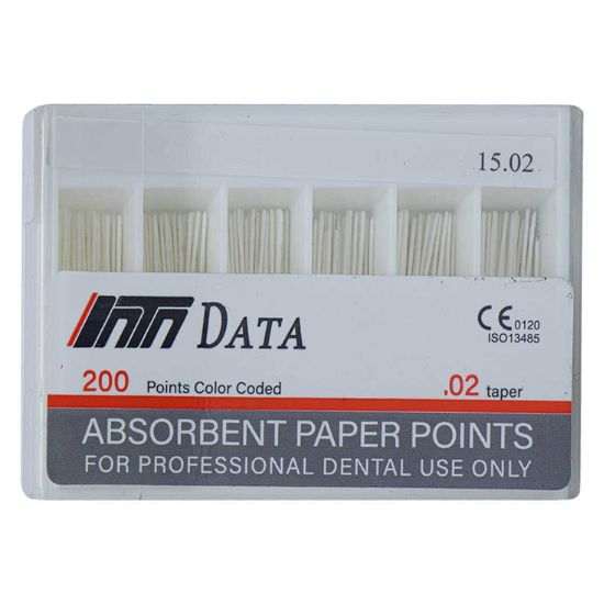 کن کاغذی DT Data Paper Points | دندونیا | فروشگاه تخصصی تجهیزات و مواد دندانپزشکی 🦷 کن کاغذی DT Data Paper Points