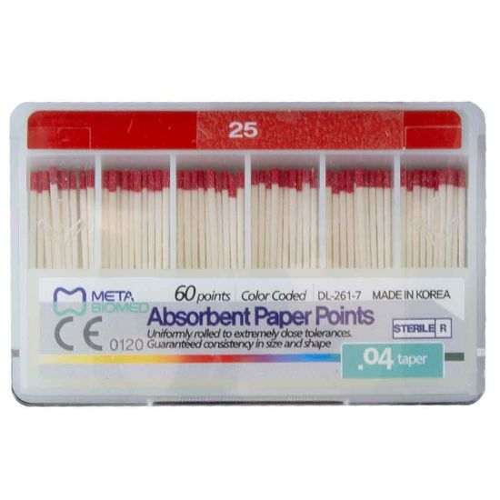کن کاغذی 4 درصد Meta Biomed Paper Points | دندونیا | فروشگاه تخصصی تجهیزات و مواد دندانپزشکی 🦷 کن کاغذی 4 درصد Meta Biomed Paper Points - Image 5