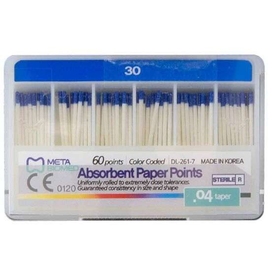 کن کاغذی 4 درصد Meta Biomed Paper Points | دندونیا | فروشگاه تخصصی تجهیزات و مواد دندانپزشکی 🦷 کن کاغذی 4 درصد Meta Biomed Paper Points - Image 3
