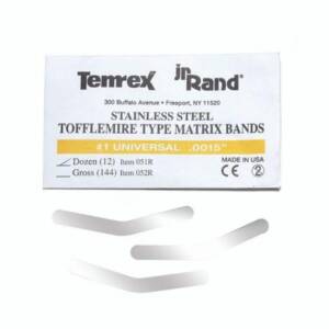 Alternative view of نوار ماتریکس Temrex Tofflemire Type Matrix Bands