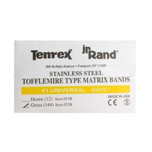 نوار ماتریکس Temrex Tofflemire Type Matrix Bands